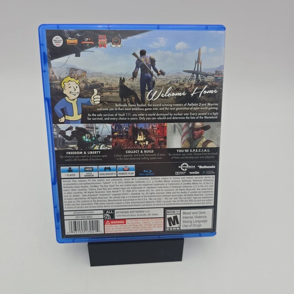 Fallout 4 Sony PlayStation 4 PS4 Video Game CIB Complete In Box